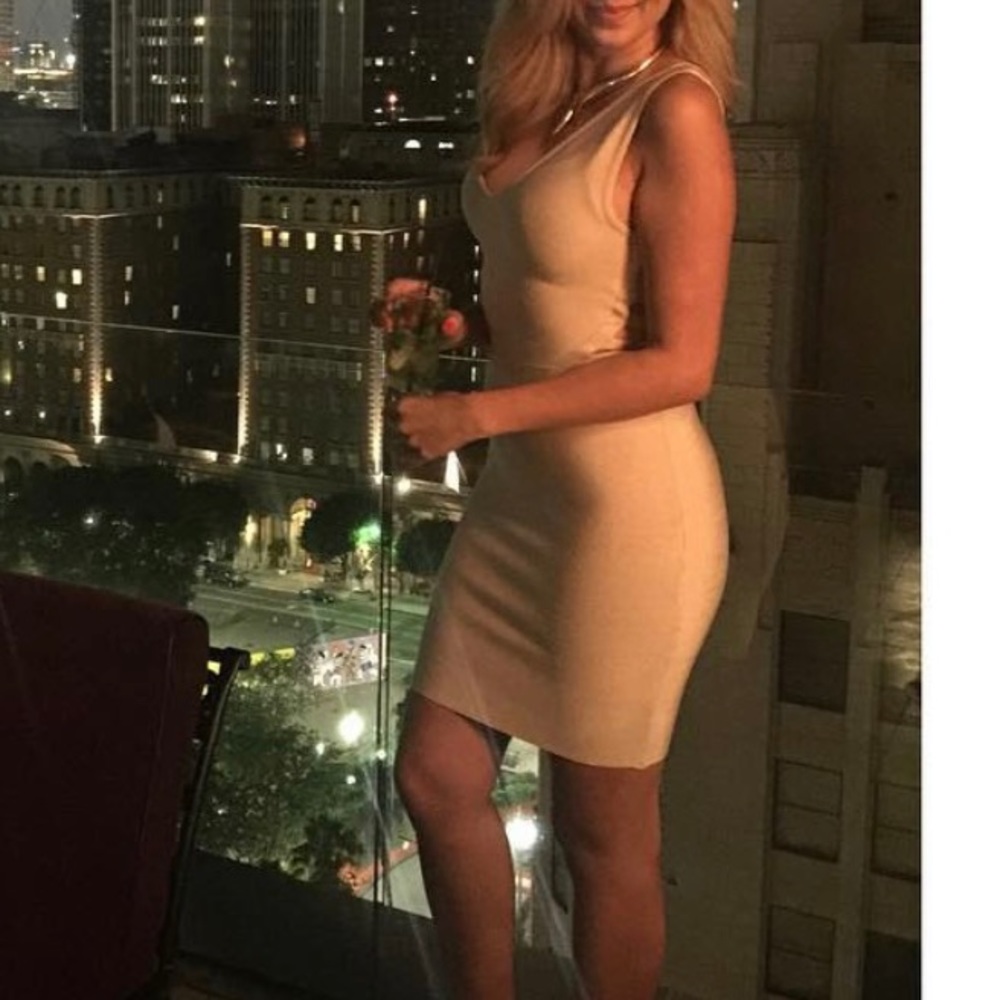 BEBE bandage dress